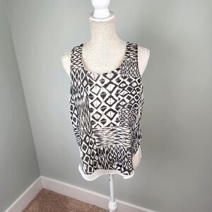By & By Women’s Sleeveless Hi Lo Hem Tank Top Size Medium
